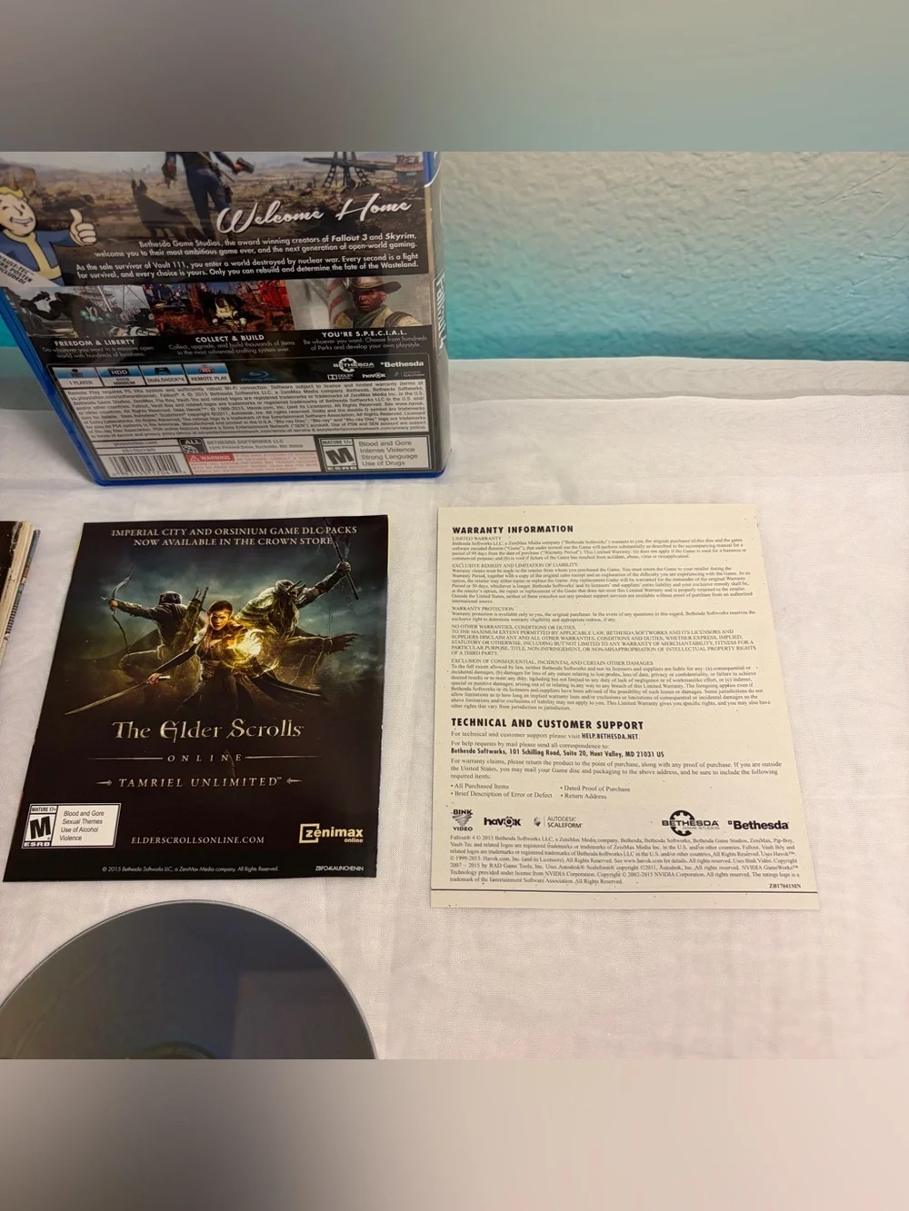 Fallout 4 PS4 Sony PlayStation 4 - 2015 Tested & Works Complete Videogame CIB